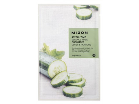 Mizon veido kaukė Joyful Time Essence Mask Cucumber su agurkais 23g Mizon veido kaukė Joyful Time Essence Mask Cucumber su agurkais 23g